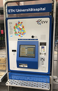 ZVV ticket machine